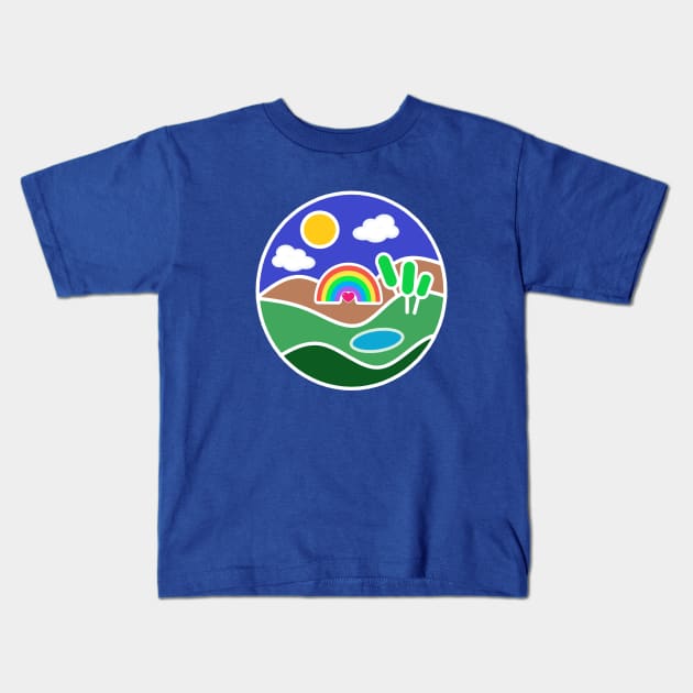 Rainbow for all Kids T-Shirt by adelwins